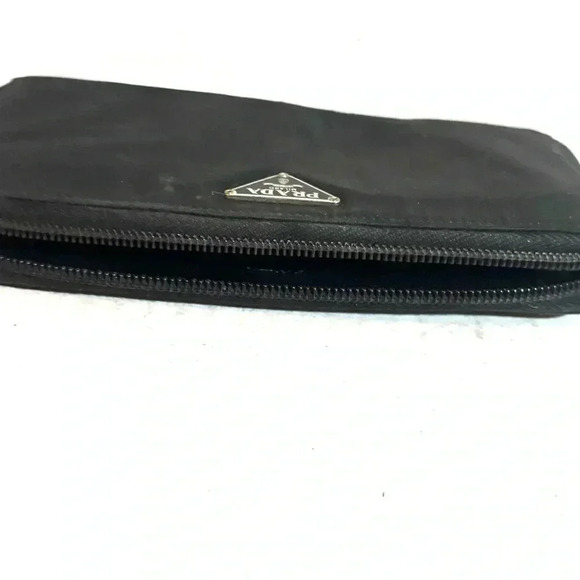 Prada  tessuto black nylon logo wallet - Picture 6 of 11